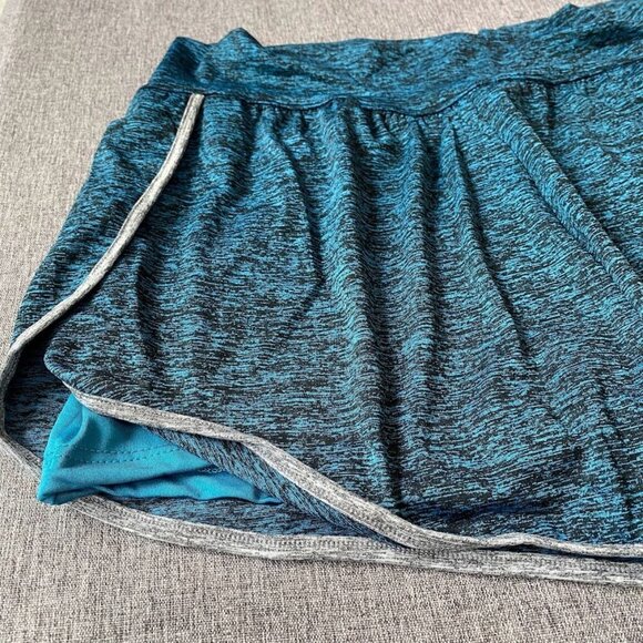 Banded Waist Workout Running 2 in1 Shorts with Liner Inner Pockets, XL - Picture 8 of 8